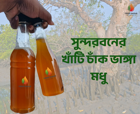 1 kg সুন্দরবনের খাঁটি চাঁক ভাঙা মধু